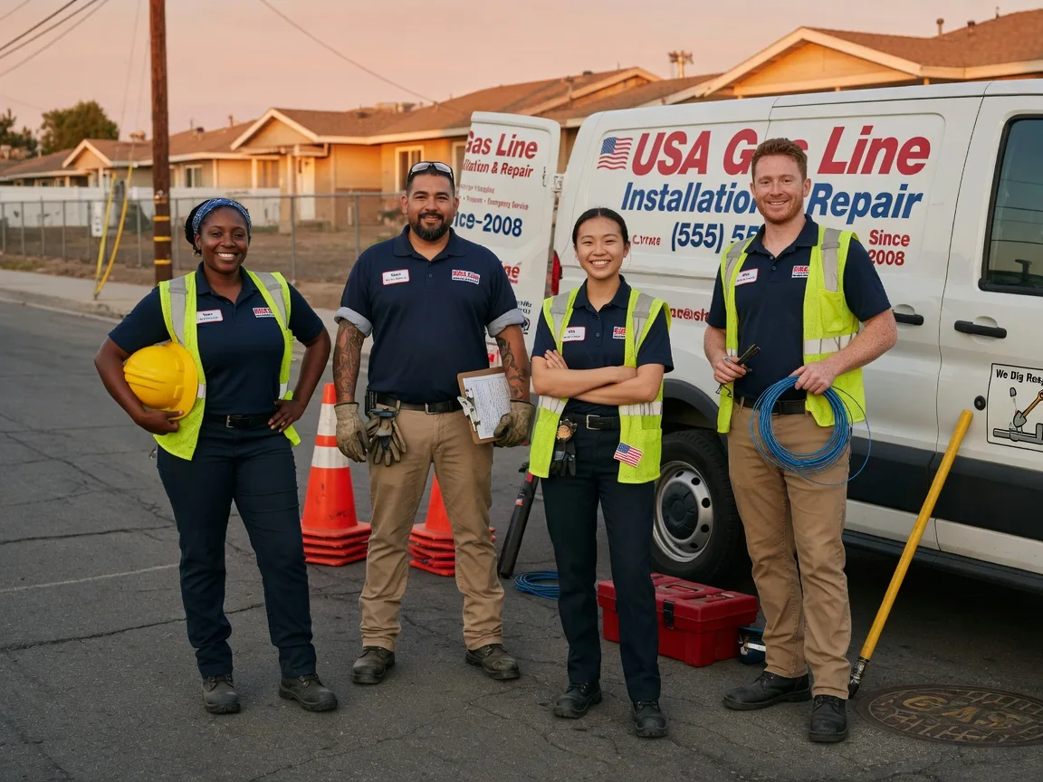 Gas Line Installation company in Anita, PA